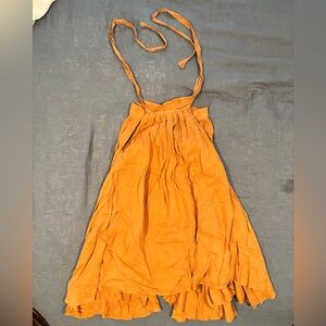 Chic Orange Skirt